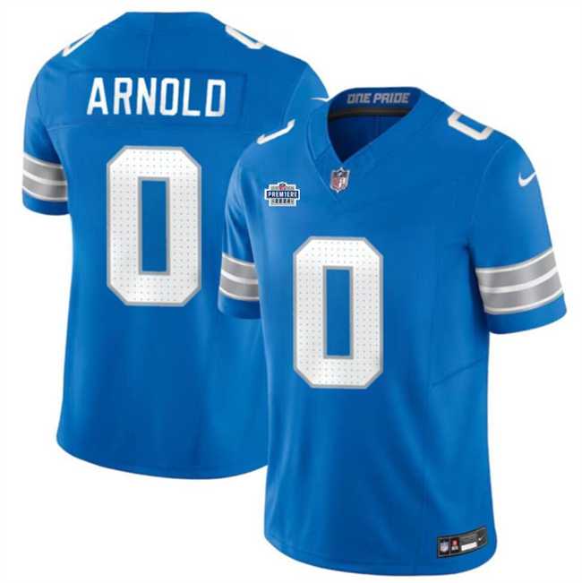 Men & Women & Youth Detroit Lions #0 Terrion Arnold New Blue 2024 With Dradt Patch F.U.S.E. Vapor Limited Stitched Jersey,We sell and wholesale Men & Women & Youth Detroit Lions #0 Terrion Arnold New Blue 2024 With Dradt Patch F.U.S.E. Vapor Limited Stitched Jersey on line form chian!